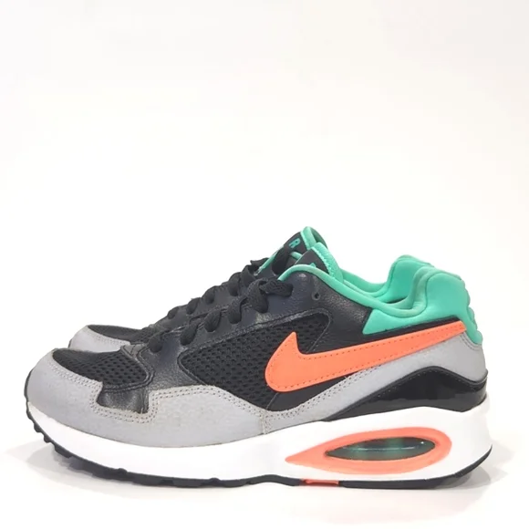 Nike Air Max St Trainers Black, Hot Lava, Mint Green Athletic Women's  7 EUC! - Picture 4 of 15